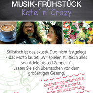 Musikfrühstück - "Kate'n'Crazy"