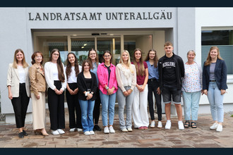 Ausbildungsstart am Unterallgäuer Landratsamt