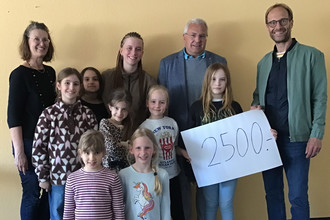 Spendenübergabe für Kinder- und Jugendtheaterfestival 2026