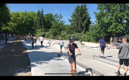 Eröffnung des neuen Skateparks in Gersthofen