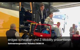 erdgas schwaben präsentiert gemeinsam mit Z-Mobility behindertengerechten Reisebus