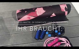 Fitnessübungen für Zuhause | Workout für Anfänger ohne Geräte - einfach fit halten und Abnehmen